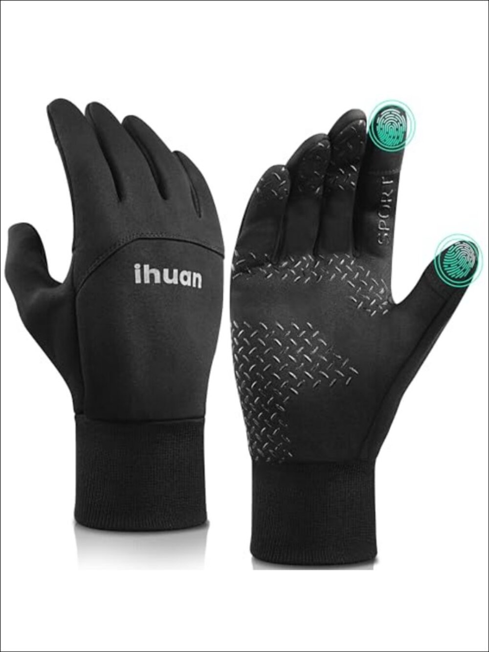 Winter Waterproof Thermal Windproof Touch Screen Gloves Men Ski